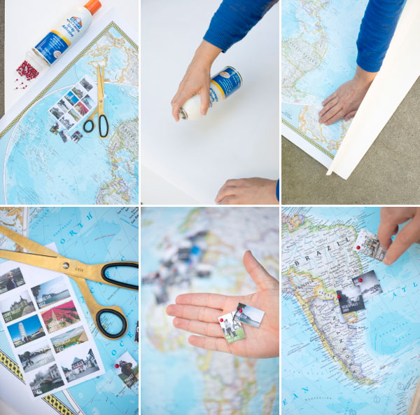 Travel Memory Map DIY