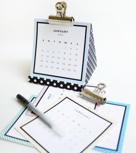 printable mini calendars 2015