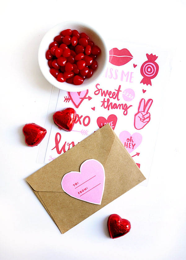 Printable Valentine Stickers