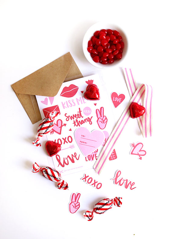 Printable Valentine Stickers