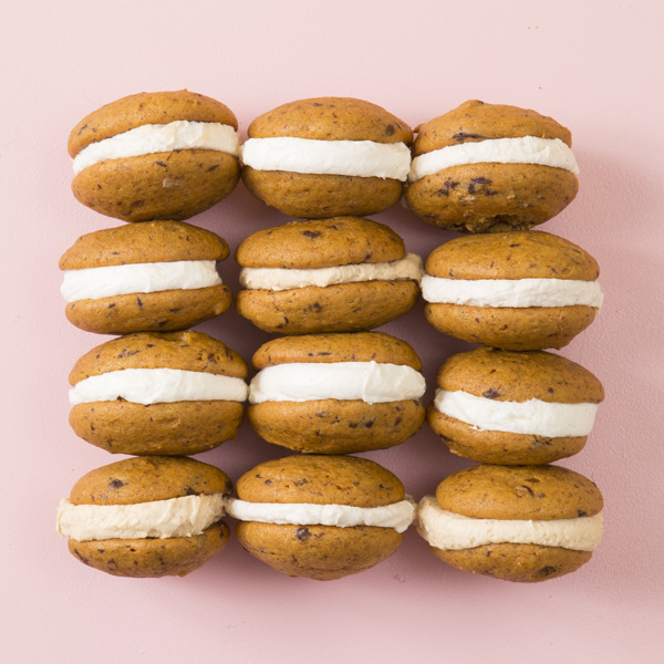 Piece of Cake: Pumpkin Chip Whoopie Pies | Oh Happy Day!