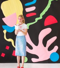 Giant Matisse-Inspired Art Backdrop | Oh Happy Day!