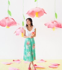 Giant Hanging Paper Flowers | Oh Happy Day!