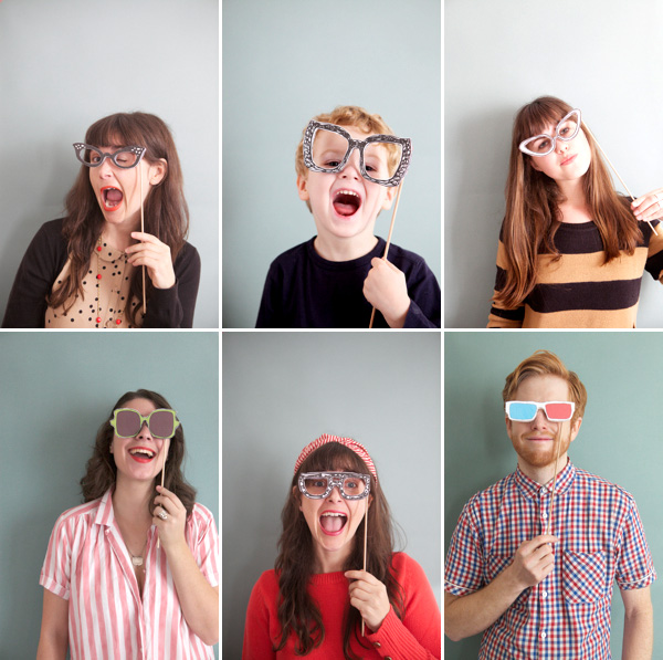 printable glasses for photo booth