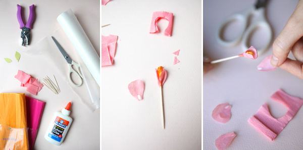 mini paper flowers diy