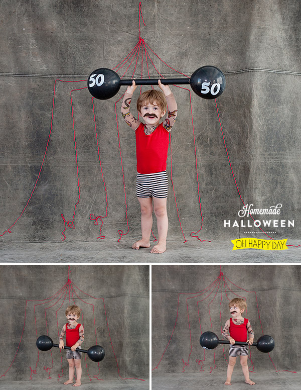 baby strongman costume