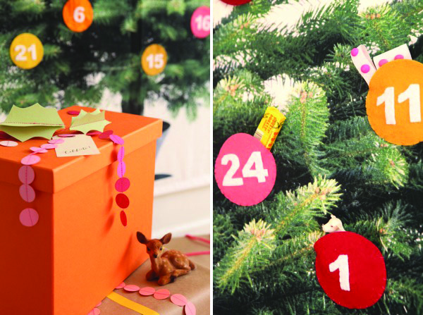 1-25 Print Wooden Numbers 25 Pieces DIY Christmas ADVENT 