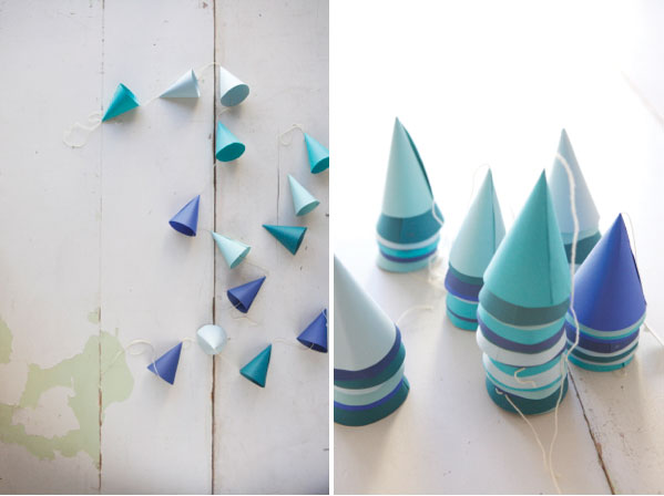 Mini Cone Party Decor | Oh Happy Day