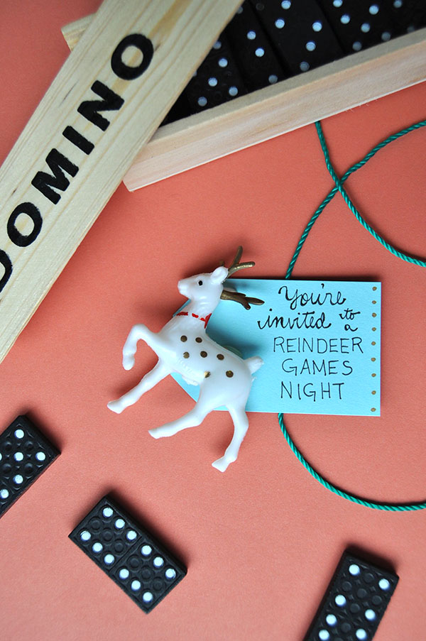 Reindeer Games Night Invitations