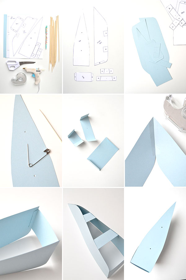 DIY Paper Boat Decorations