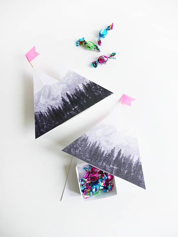 Printable Photoreal Mountain Box