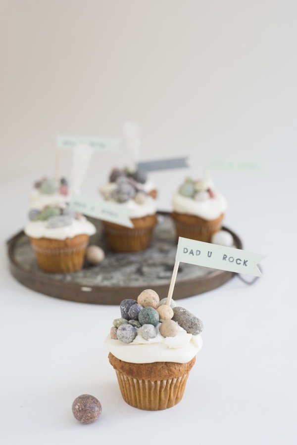 "You Rock" Cupcakes | Oh Happy Day!