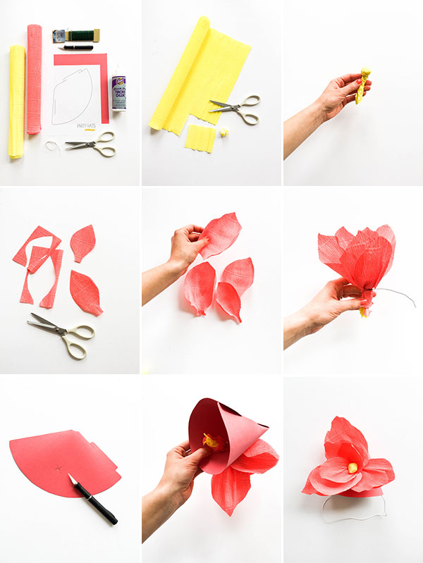 How to make easy DIY giant paper flowers