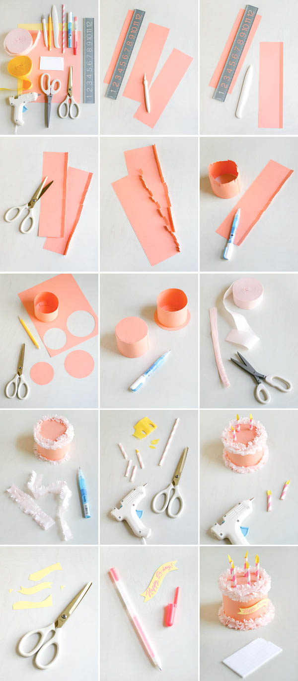 Paper Cake Tutorial, How To Make Paper Cake Easy