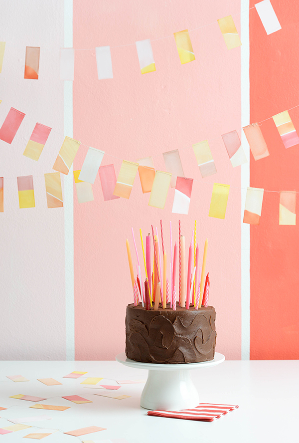 Sunset Colorblock Flag Garland | Oh Happy Day!