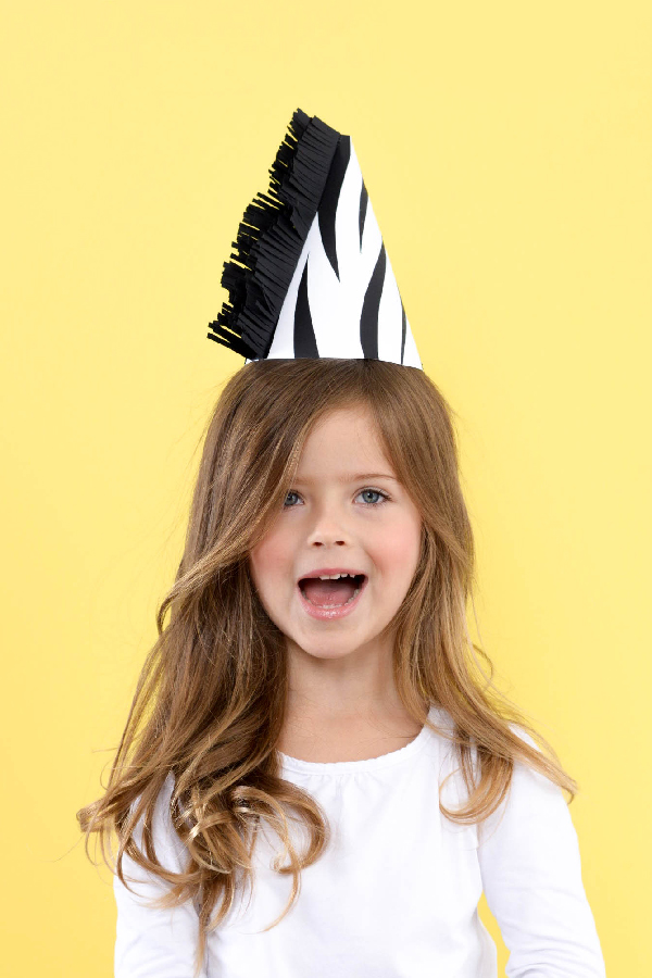 Zebra Party Hat | Oh Happy Day!