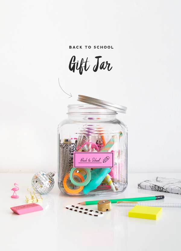 Back to School Gift Jar DIY | Oh Happy Day!