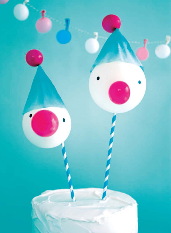 Clown Cake Topper DIY by Jodi Levine | Oh Happy Day!