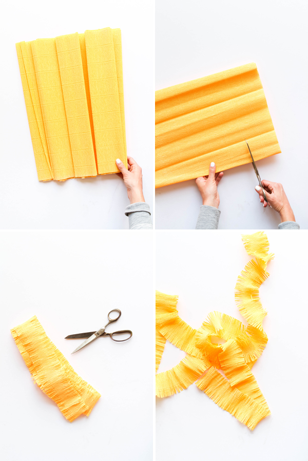 DIY Tutorial: Colorful Tissue Fringe Garland // Hostess with the Mostess®