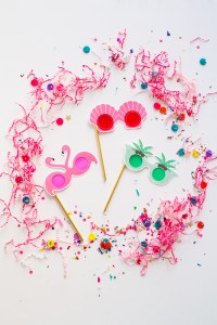 Printable Tropical Vacation Photo Booth Props