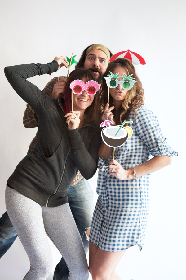 printable photo booth party props