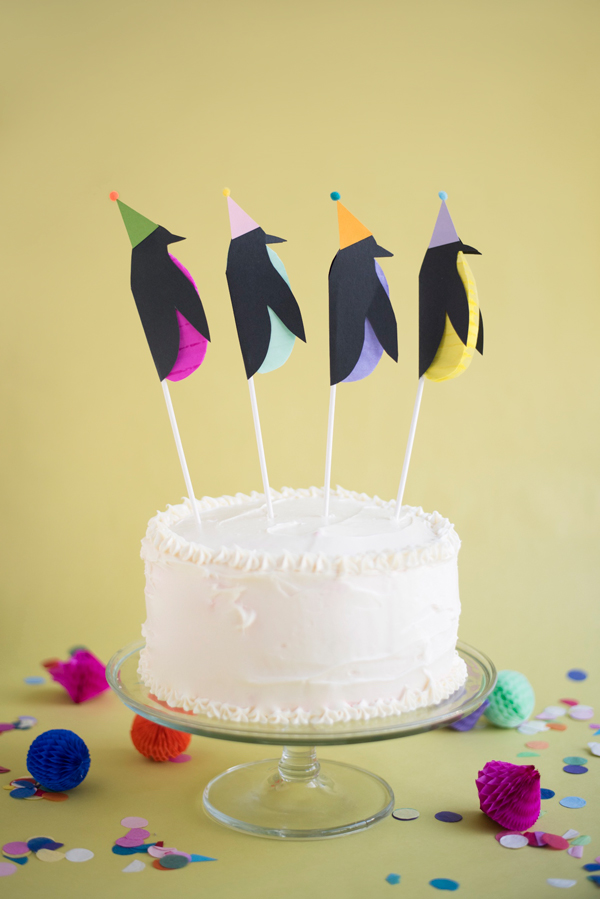 DIY Penguin Cake Toppers – Polymer Clay