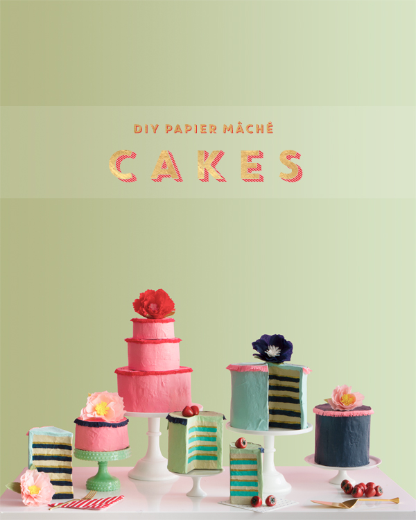 Papier Mache Cakes