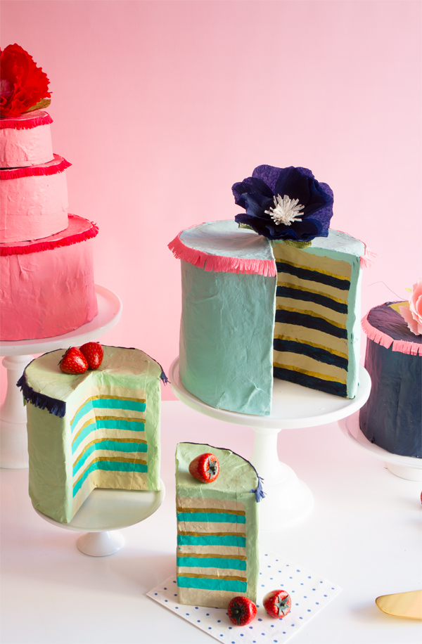 Papier Mache Cakes