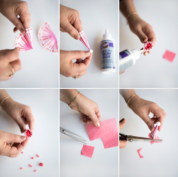 Mini Party Hat Valentine’s Favors DIY | Oh Happy Day!