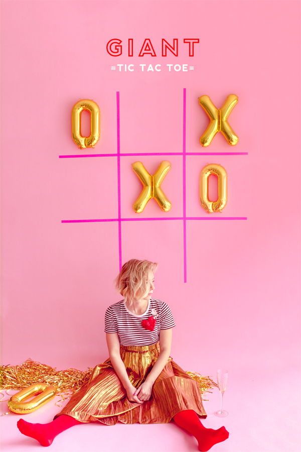 DIY Valentine Tic Tac Toe Board