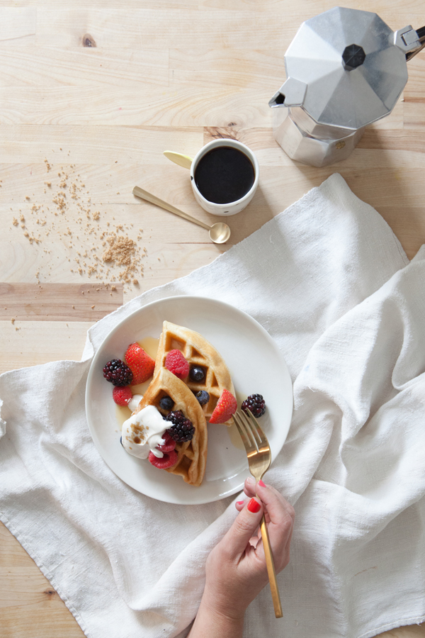 Brunch Party Ideas - Waffle and Pancake Bar! 