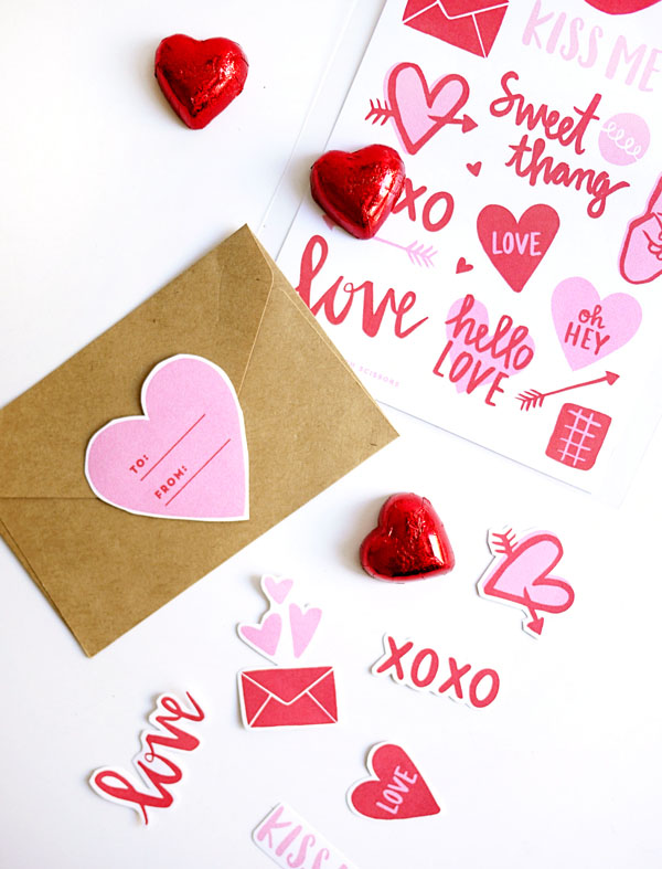 Love Printable Stickers for Sale