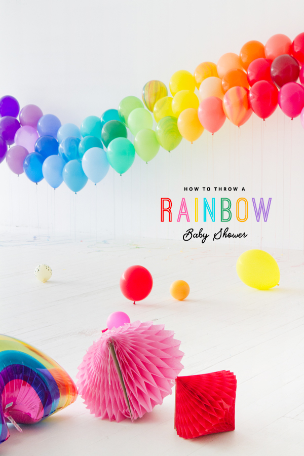 A Rainbow Baby Shower and