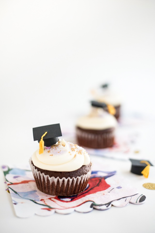 Blue Mini Graduation Hat Cake Decoration Topper with Sign and Diploma