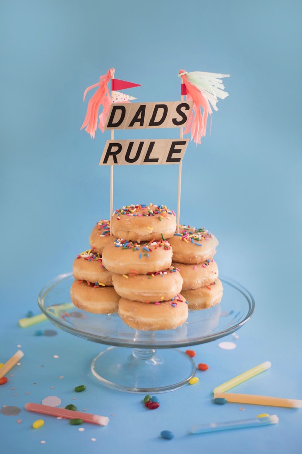 father s day cake toppers diy