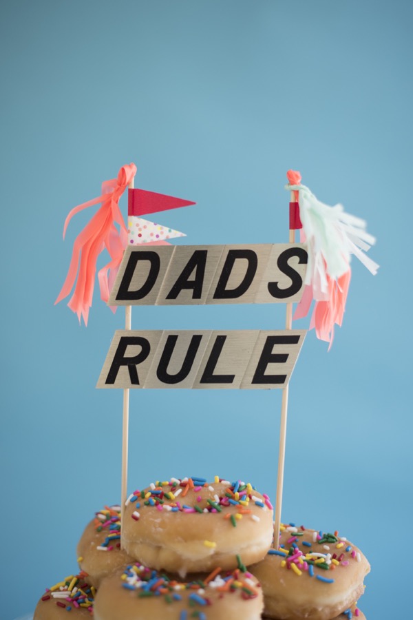 father s day cake toppers diy