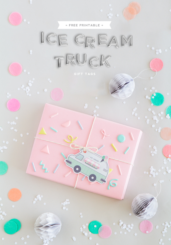 Free Printable Ice Cream Truck Gift s