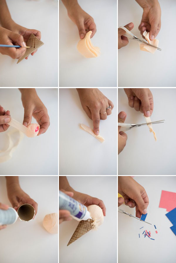 How to Make Easy Paper Cones for Treats - Happy Happy Nester