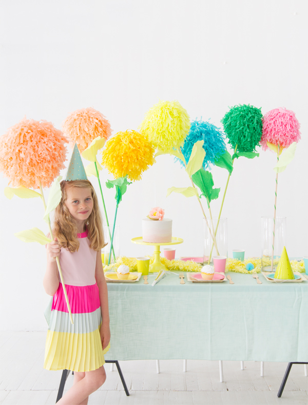 DIY: Style your celebration with pretty tissue paper pom-poms