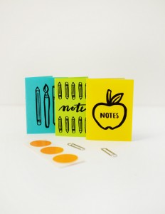 Printable Back to School Mini Notebooks