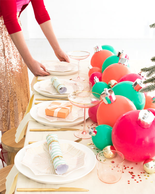 balloon letter ornaments