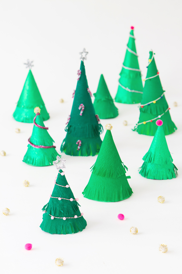 diy christmas tree hat