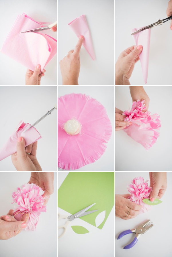 How To Make Tissue Paper Flowers - I Heart Nap Time