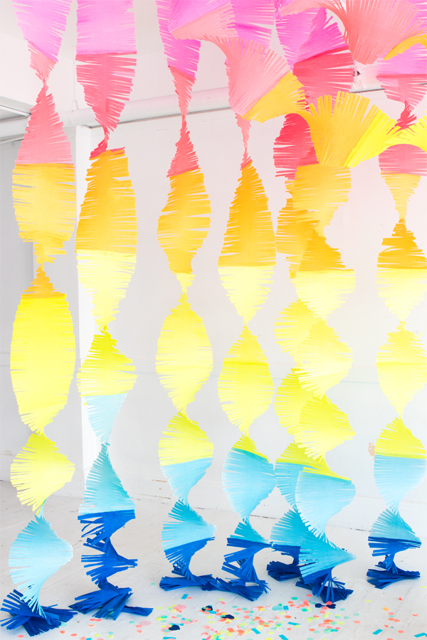 Rainbow Twisted Fringe Garland Rainbow/color | Party Supplies | Party