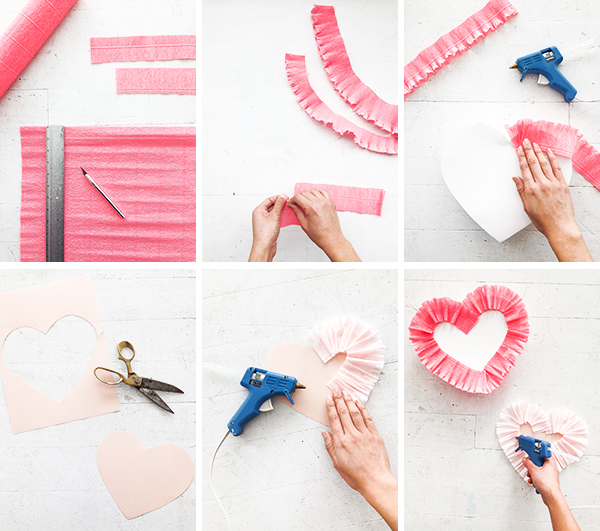 Vintage Valentine Heart Boxes