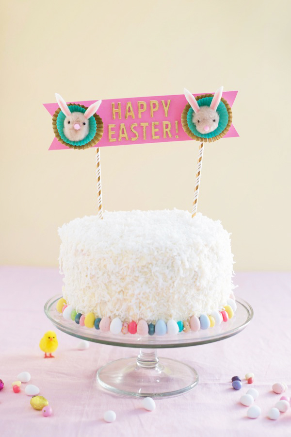 Sparkly Pom Pom Cake - Life Love and Sugar