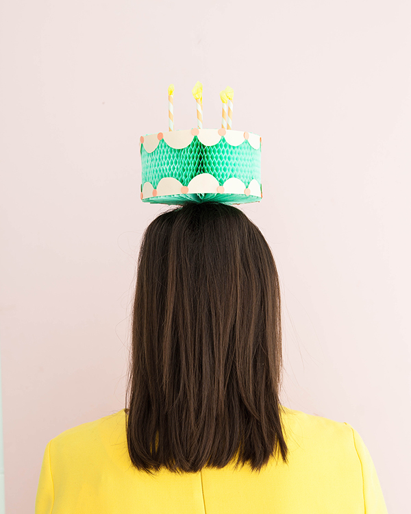 Honeycomb Cake Party Hats | Oh Happy Day!