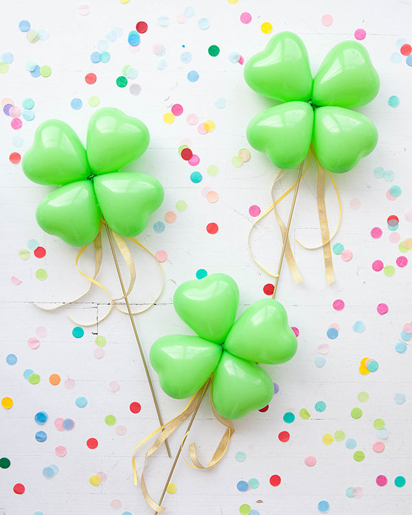 Clover Balloon Sticks DIY | Oh Happy Day!