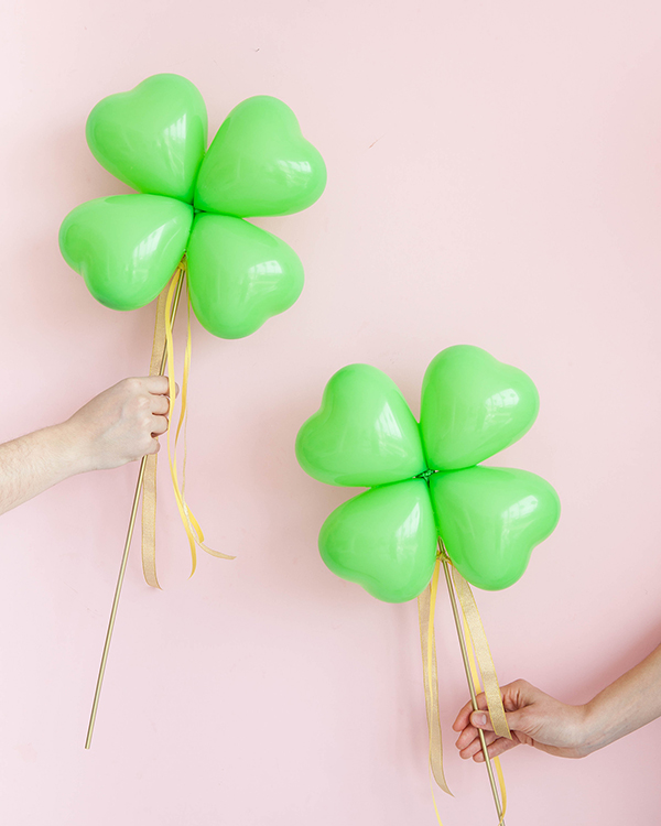 Clover Balloon Sticks DIY | Oh Happy Day!