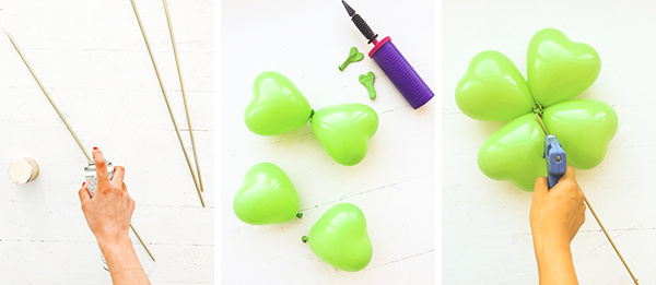 Clover Balloon Sticks DIY | Oh Happy Day!